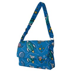 About Space Seamless Pattern Full Print Messenger Bag (m) by Hannah976