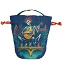 Grateful Dead Singing Skeleton Drawstring Bucket Bag View1