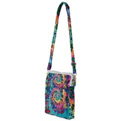 Grateful Dead Bears Tie Dye Vibrant Spiral Multi Function Travel Bag by Bedest