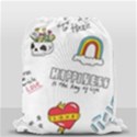 Abstract Fashion Background Suitable Fabric Printing Drawstring Bag (Small) View2