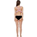 Cute Unicorn Seamless Pattern Low Cut Ruffle Edge Bikini Top View4