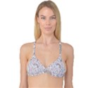 Seamless Pattern With Cute Rabbit Character Reversible Tri Bikini Top View1