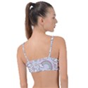 Seamless Pattern With Cute Rabbit Character Knot Up Bikini Top View2