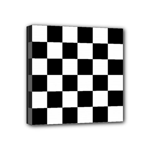 Chess Board Background Design Mini Canvas 4  X 4  (stretched) by Apen