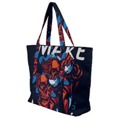 Make Devil Discovery  Zip Up Canvas Bag by Saikumar