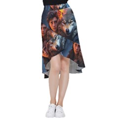 Be Fearless Frill Hi Low Chiffon Skirt by Saikumar