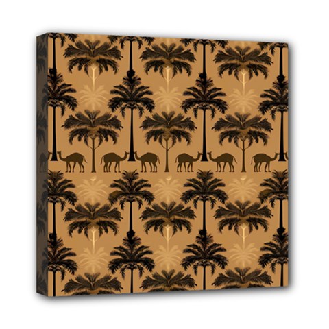 Pattern Background Decorative Mini Canvas 8  X 8  (stretched) by Jatiart
