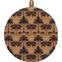 Abstract Design Background Patterns Round Trivet View2