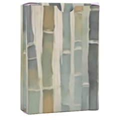Bamboo Plants Playing Cards Single Design (rectangle) With Custom Box by Ravend
