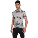 Japanese Crane Painting Of Bird Men s Short Sleeve Cycling Jersey View2