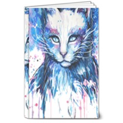 Cat 8  X 10  Hardcover Notebook by saad11