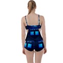 Blue Tardis Doctor Who Police Call Box Boyleg Tankini Set  View2