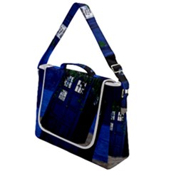 Stuck Tardis Beach Doctor Who Police Box Sci-fi Box Up Messenger Bag by Cendanart