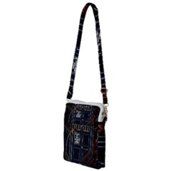 Tardis Doctor Who Magic Travel Macine Fantasy Multi Function Travel Bag by Cendanart
