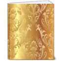 Golden Pattern Vintage Gradient Vector 8  x 10  Hardcover Notebook View1
