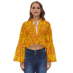 Beer Alcohol Drink Drinks Boho Long Bell Sleeve Top by Ket1n9