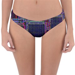 Cad Technology Circuit Board Layout Pattern Reversible Hipster Bikini Bottoms by Ket1n9