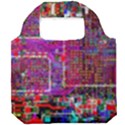 Technology Circuit Board Layout Pattern Foldable Grocery Recycle Bag View1