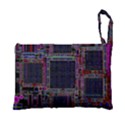 Cad Technology Circuit Board Layout Pattern Foldable Grocery Recycle Bag View3