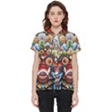 Wood Sculpture Bali Logo Short Sleeve Pocket Shirt View1
