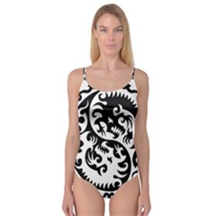 Ying Yang Tattoo Camisole Leotard  by Ket1n9