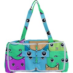 Cat Animals Cartoon Pattern Multi Function Bag by Cendanart
