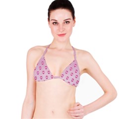 Alien Pattern Pink Classic Bikini Top by Ket1n9