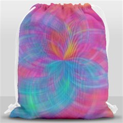 Abstract Fantastic Ractal Gradient Drawstring Bag (large) by Ket1n9