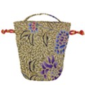 Traditional Art Batik Pattern Drawstring Bucket Bag View1