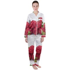 Fruit Healthy Vitamin Vegan Women s Long Sleeve Satin Pajamas Set	 by Ket1n9