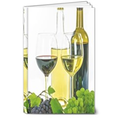 White Wine Red Wine The Bottle 8  X 10  Hardcover Notebook by Ket1n9