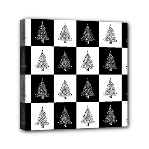 Christmas Tree Xmas Tree Mini Canvas 6  X 6  (stretched) by Ket1n9