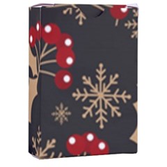Dinosaur Colorful Funny Christmas Pattern Playing Cards Single Design (rectangle) With Custom Box by Ket1n9