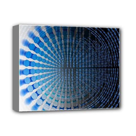 Data Computer Internet Online Deluxe Canvas 14  X 11  (stretched) by Ket1n9