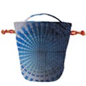 Data Computer Internet Online Drawstring Bucket Bag View1