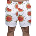 Seamless Background Pattern-with-watermelon Slices Men s Shorts View1