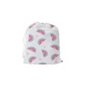 Fresh Watermelon Slices Texture Drawstring Pouch (Small) View2