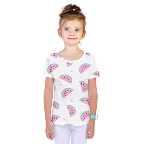 Watermelon Wallpapers  Creative Illustration And Patterns Kids  One Piece T-shirt by Ket1n9