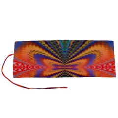Fresh Watermelon Slices Texture Roll Up Canvas Pencil Holder (s) by Ket1n9