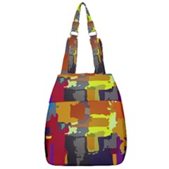 Abstract Vibrant Colour Center Zip Backpack by Ket1n9