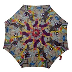 Graffiti Mural Street Art Painting Hook Handle Umbrellas (small) by Ket1n9