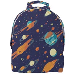 Space Galaxy Planet Universe Stars Night Fantasy Mini Full Print Backpack by Ket1n9