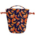 Space Patterns Pattern Drawstring Bucket Bag View1