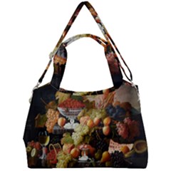Abundance Of Fruit Severin Roesen Double Compartment Shoulder Bag by Hannah976