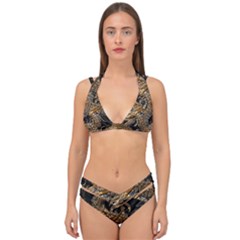 Fantasy Dragon Pentagram Double Strap Halter Bikini Set by Maspions