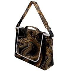 Fantasy Dragon Pentagram Box Up Messenger Bag by Maspions