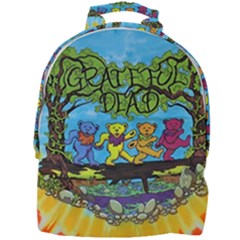 Dancing Bears Grateful Dead Mini Full Print Backpack by Cendanart