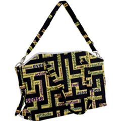 Mindset Stimulus Response Emotion Canvas Crossbody Bag by Paksenen