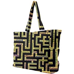 Mindset Stimulus Response Emotion Simple Shoulder Bag by Paksenen