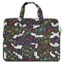 Mental Emojis Emoticons Icons MacBook Pro 13  Double Pocket Laptop Bag View1